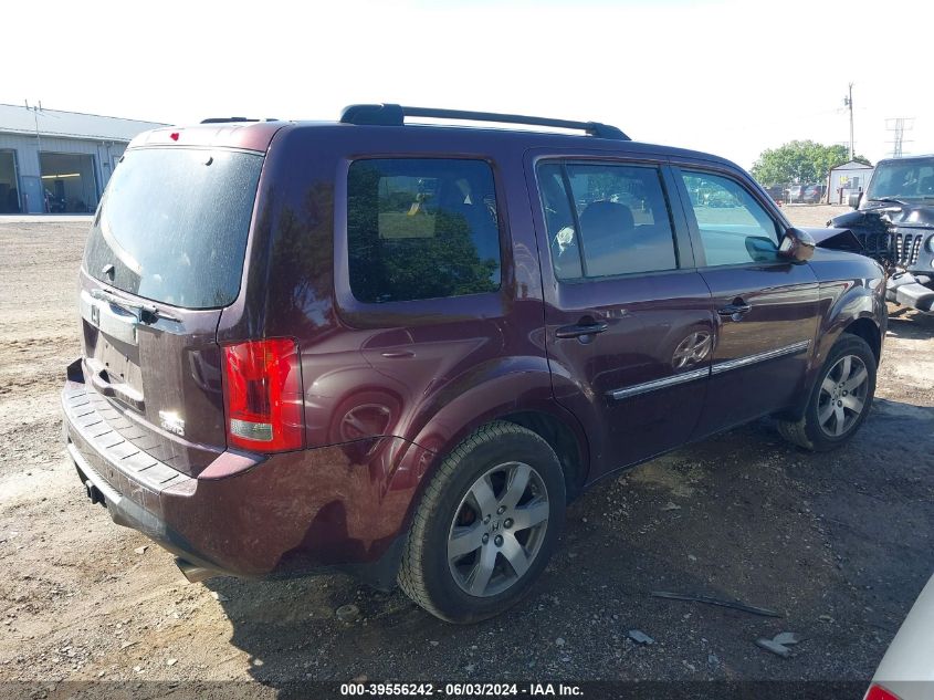 2014 Honda Pilot Touring VIN: 5FNYF4H98EB021229 Lot: 39556242