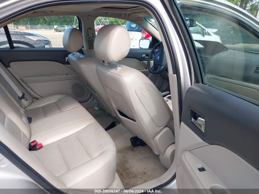 2007 Ford Fusion Sel VIN: 3FAHP08137R206862 Lot: 39556247