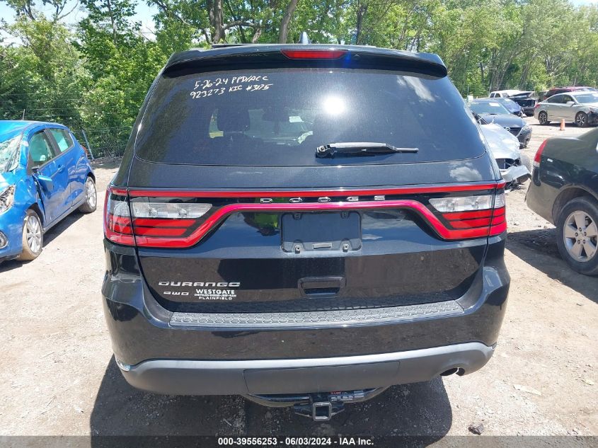 2015 Dodge Durango Sxt VIN: 1C4RDJAG7FC923273 Lot: 39556253