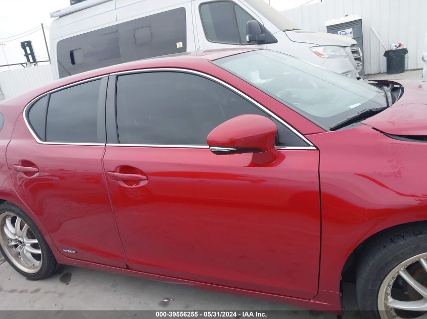 2013 Lexus Ct 200H VIN: JTHKD5BH0D2172096 Lot: 39556255