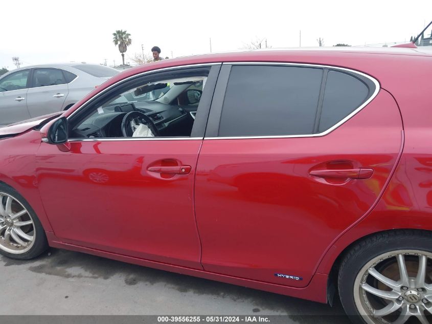 2013 Lexus Ct 200H VIN: JTHKD5BH0D2172096 Lot: 39556255