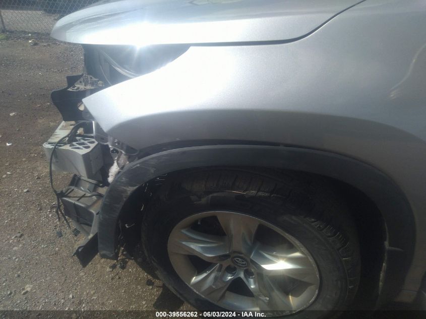 2016 Toyota Highlander Limited V6 VIN: 5TDDKRFH1GS293766 Lot: 39556262