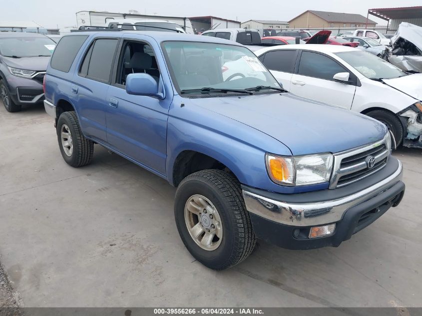 2000 Toyota 4Runner Sr5 V6 VIN: JT3GN86R7Y0153267 Lot: 39556266