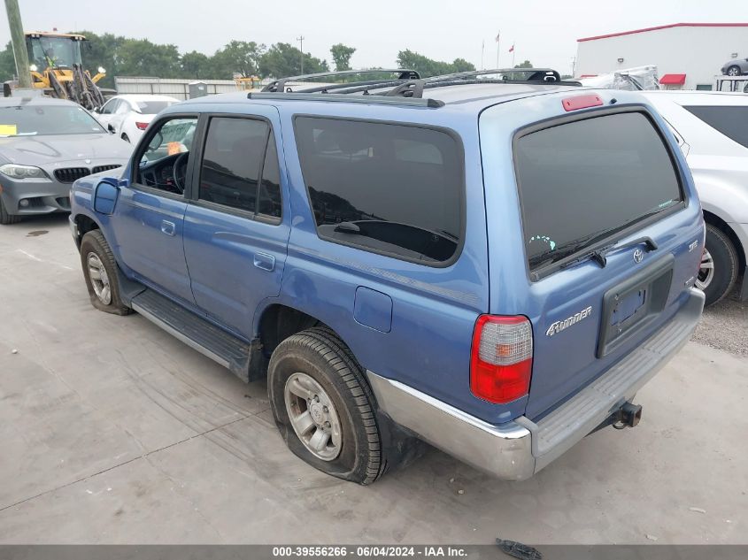 2000 Toyota 4Runner Sr5 V6 VIN: JT3GN86R7Y0153267 Lot: 39556266