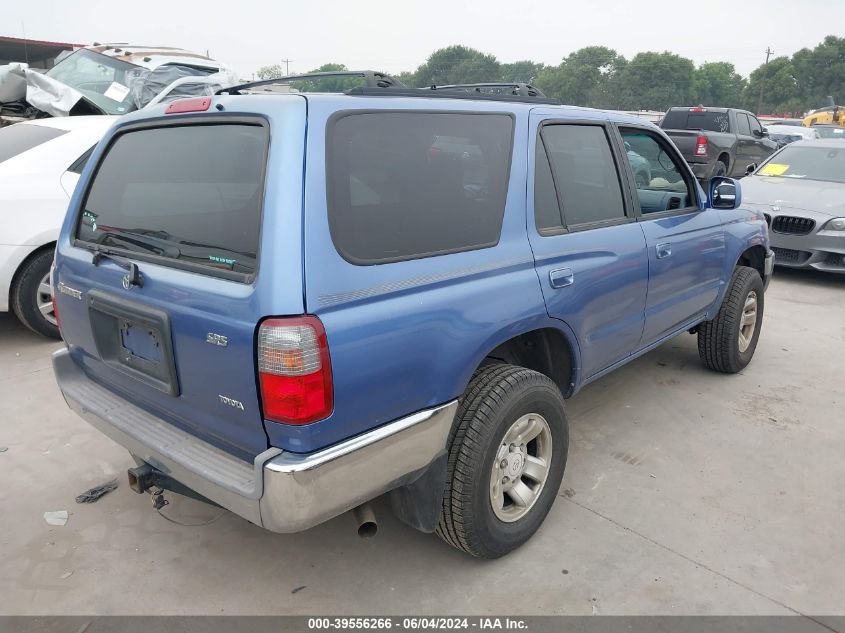 2000 Toyota 4Runner Sr5 V6 VIN: JT3GN86R7Y0153267 Lot: 39556266