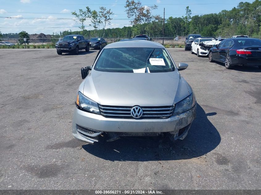 2012 Volkswagen Passat 2.5L Se VIN: 1VWBH7A38CC073135 Lot: 39556271