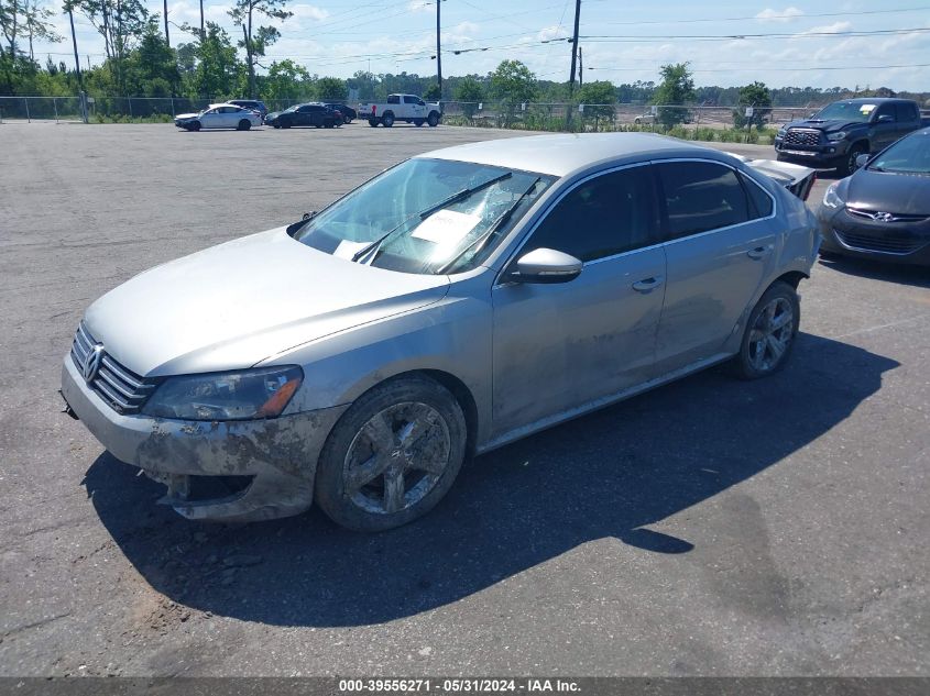 2012 Volkswagen Passat 2.5L Se VIN: 1VWBH7A38CC073135 Lot: 39556271