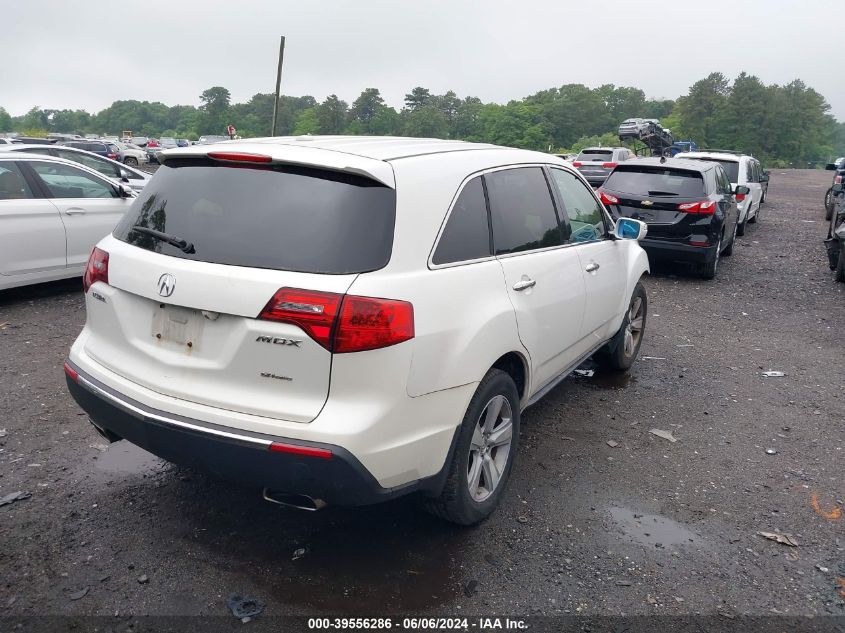 2011 Acura Mdx Technology VIN: 2HNYD2H4XBH514831 Lot: 39556286