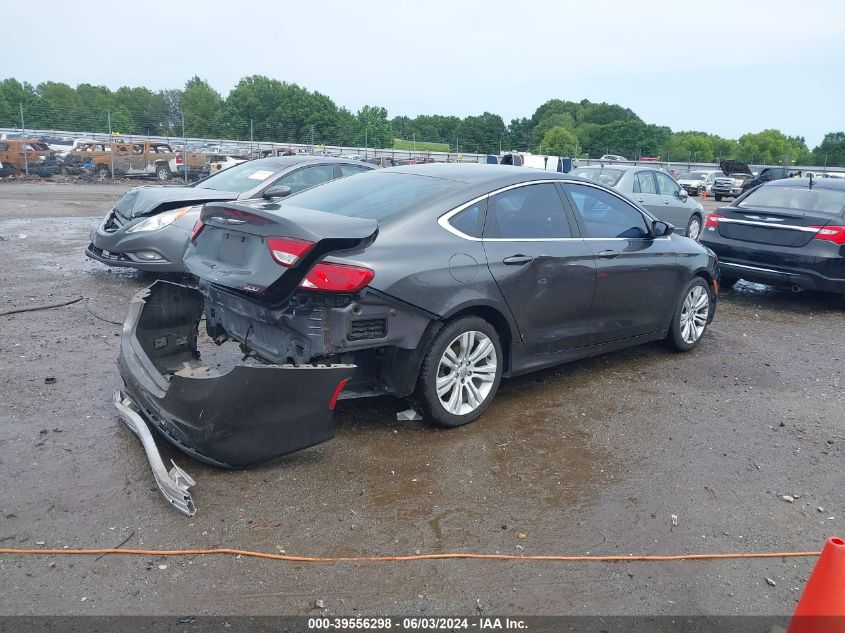 2015 Chrysler 200 Limited VIN: 1C3CCCAB4FN667370 Lot: 39556298