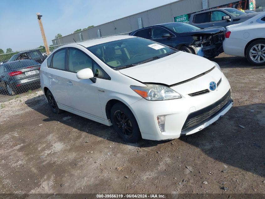 2012 Toyota Prius Three VIN: JTDKN3DU8C5489120 Lot: 39556319