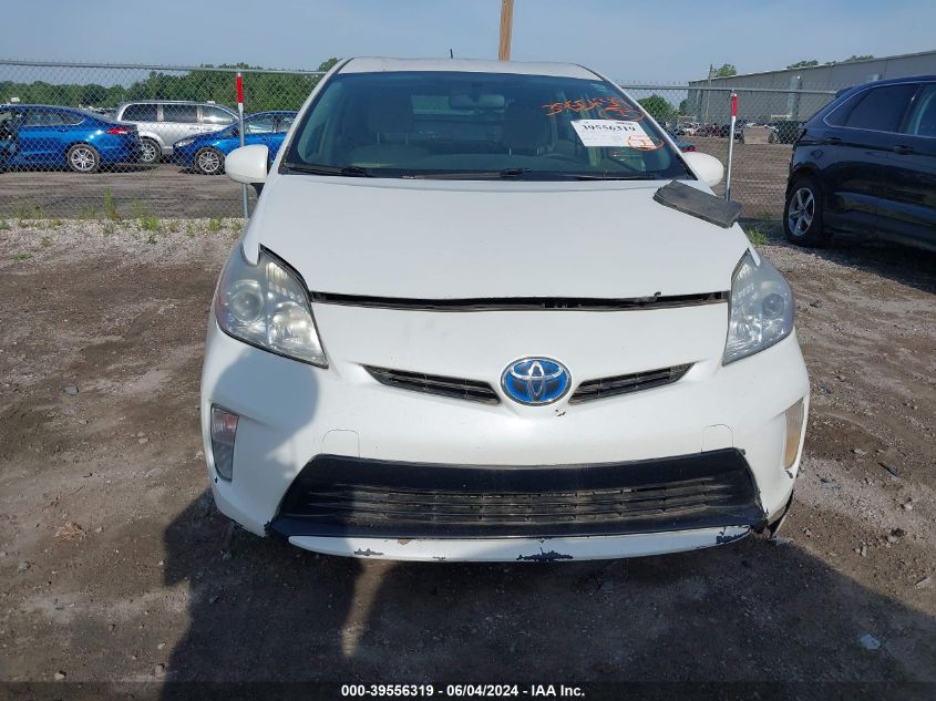 2012 Toyota Prius Three VIN: JTDKN3DU8C5489120 Lot: 39556319