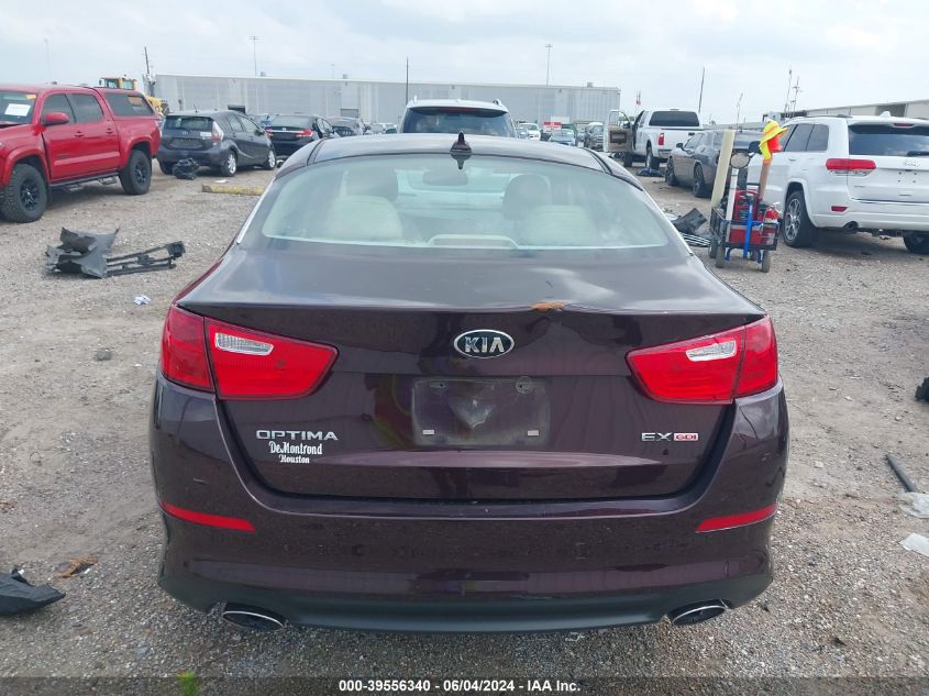 2015 Kia Optima Ex VIN: 5XXGN4A75FG453704 Lot: 39556340