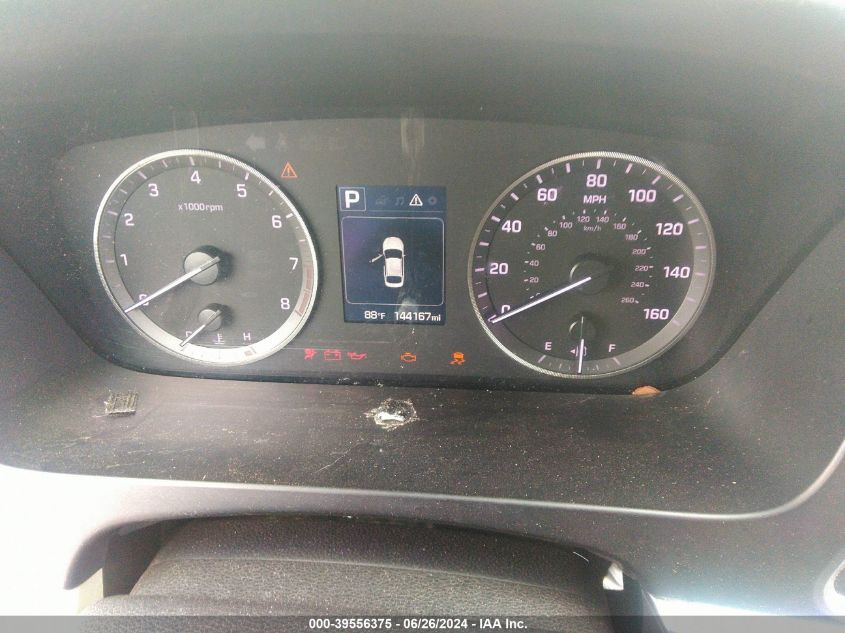 2015 Hyundai Sonata Se VIN: 5NPE24AF5FH132693 Lot: 39556375