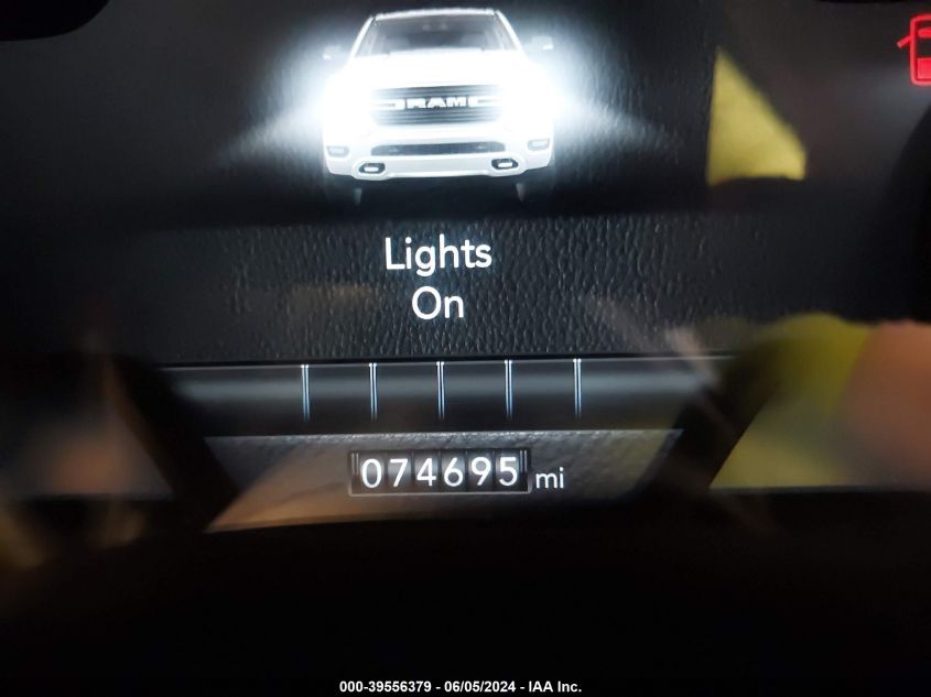 2019 Ram 1500 Laramie 4X4 5'7 Box VIN: 1C6SRFJT9KN881224 Lot: 39556379