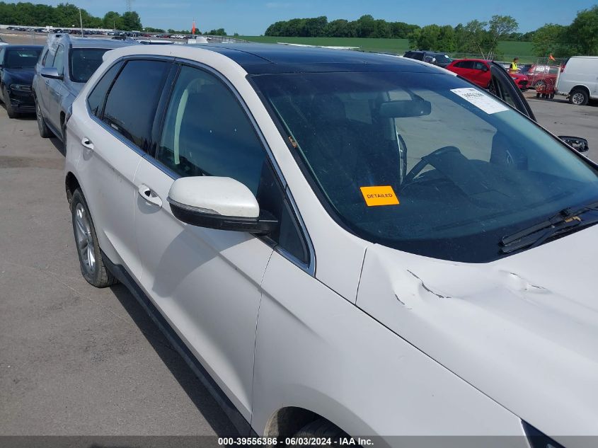 2016 Ford Edge Titanium VIN: 2FMPK4K92GBC50968 Lot: 39556386