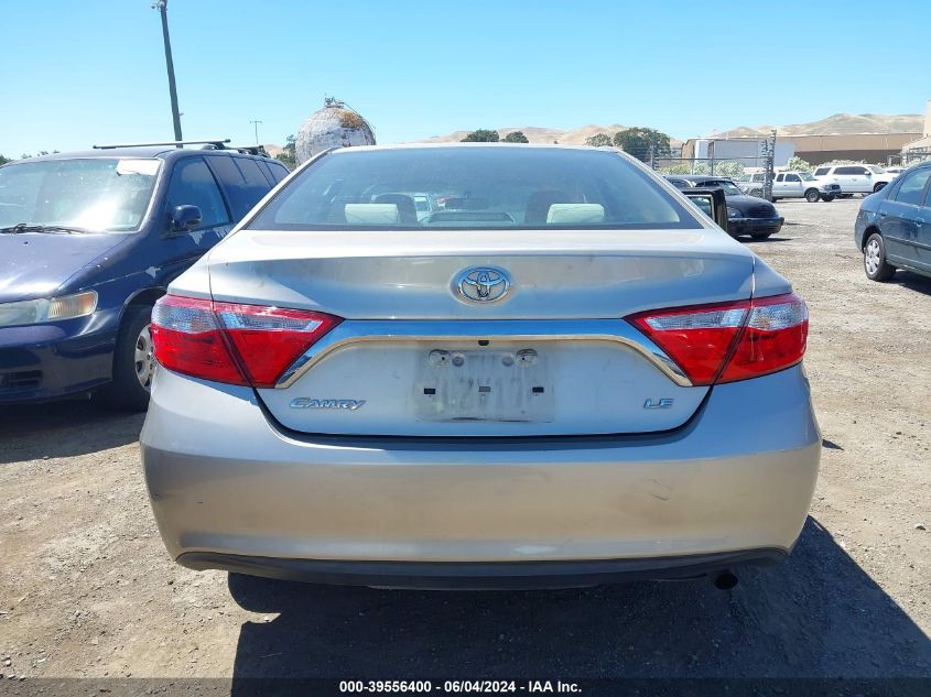 2015 Toyota Camry Le VIN: 4T4BF1FK0FR506243 Lot: 39556400