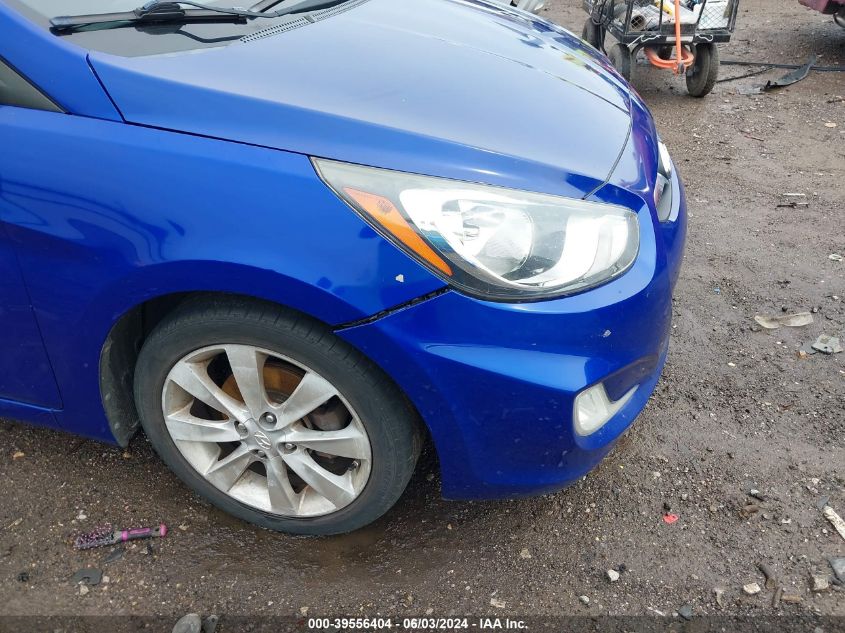 2012 Hyundai Accent Se VIN: KMHCU5AE9CU022354 Lot: 39556404