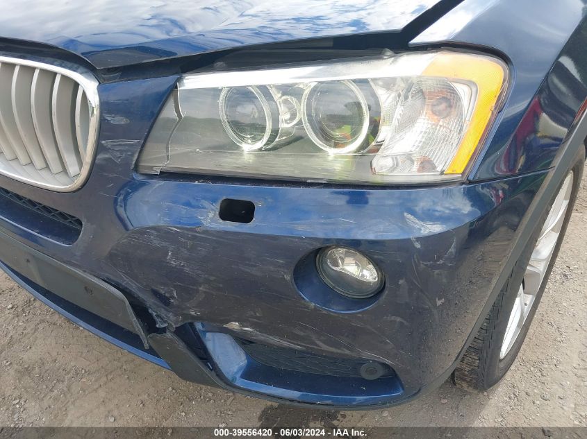 2011 BMW X3 xDrive35I VIN: 5UXWX7C51BL730330 Lot: 39556420