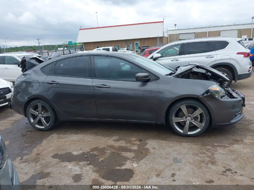 2014 Dodge Dart Gt VIN: 1C3CDFEB9ED802386 Lot: 39556429