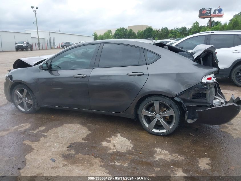 2014 Dodge Dart Gt VIN: 1C3CDFEB9ED802386 Lot: 39556429