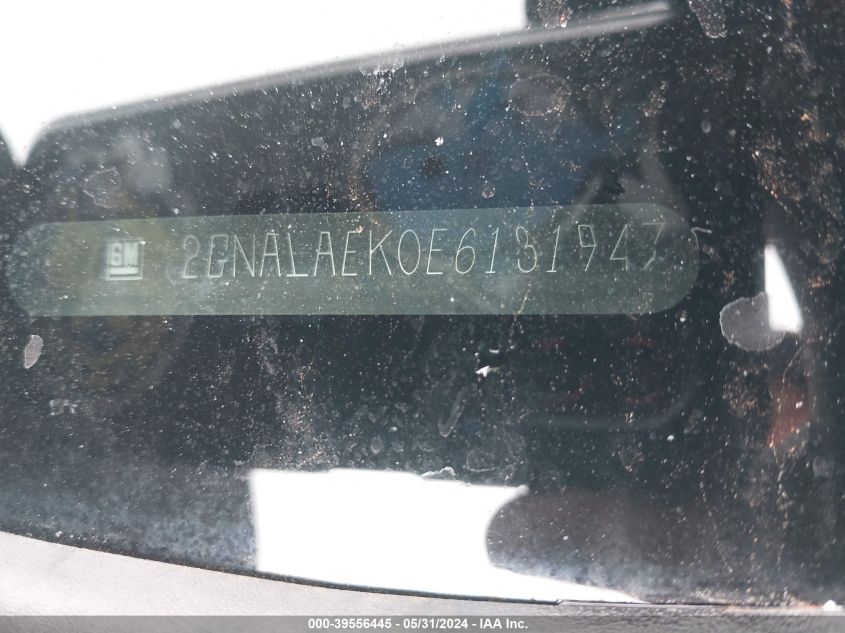 2014 Chevrolet Equinox Ls VIN: 2GNALAEK0E6131947 Lot: 39556445