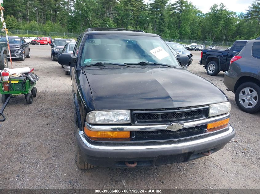 2001 Chevrolet Blazer VIN: 1GNDT13W612195033 Lot: 39556486