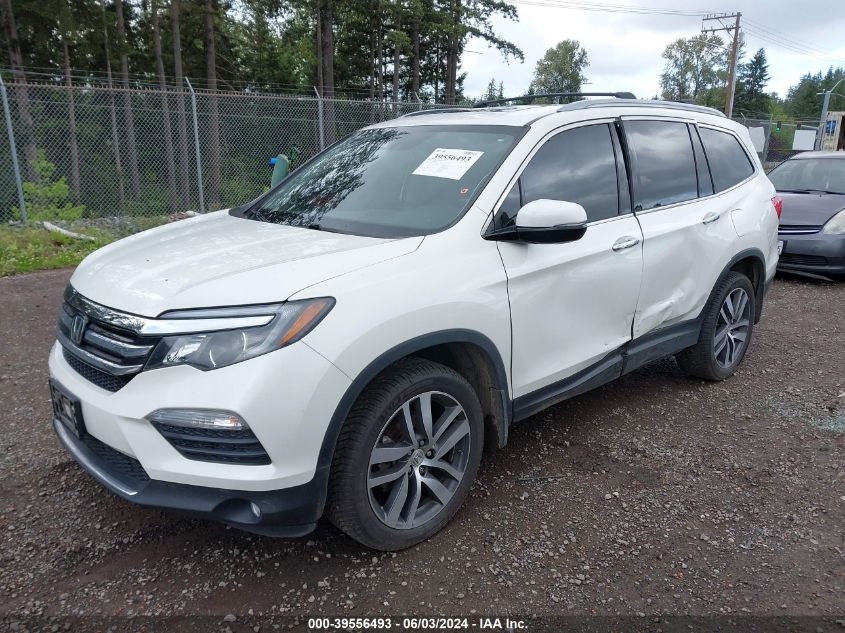 2018 Honda Pilot Elite VIN: 5FNYF6H0XJB002981 Lot: 39556493