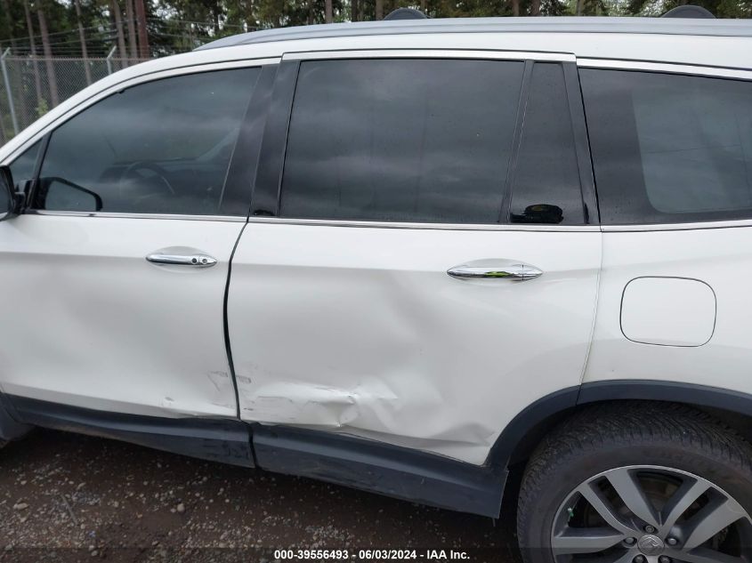 2018 Honda Pilot Elite VIN: 5FNYF6H0XJB002981 Lot: 39556493