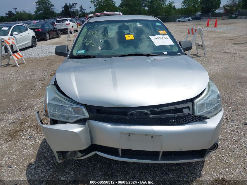 2010 Ford Focus Se VIN: 1FAHP3FN7AW129943 Lot: 39556512