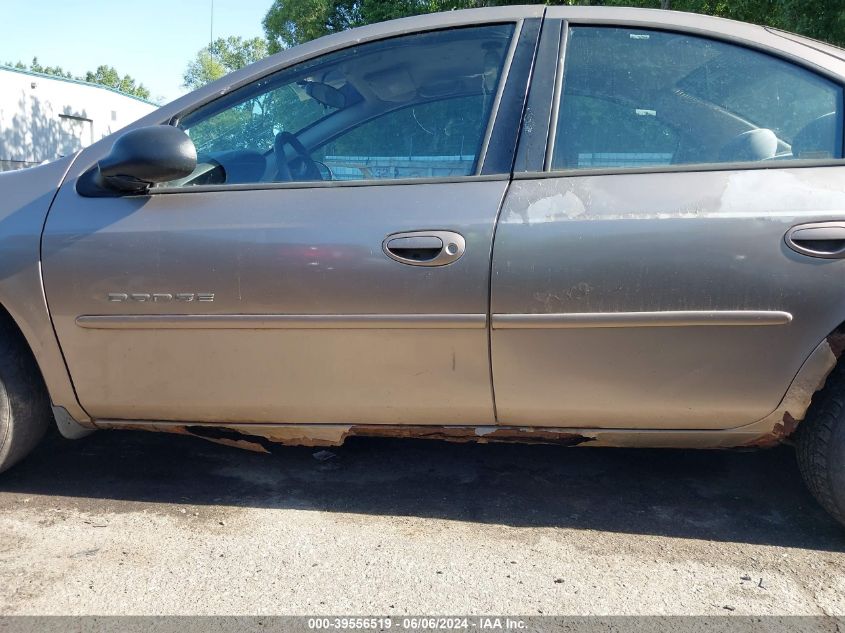 2000 Dodge Neon Es VIN: 1B3ES46C6YD702466 Lot: 39556519