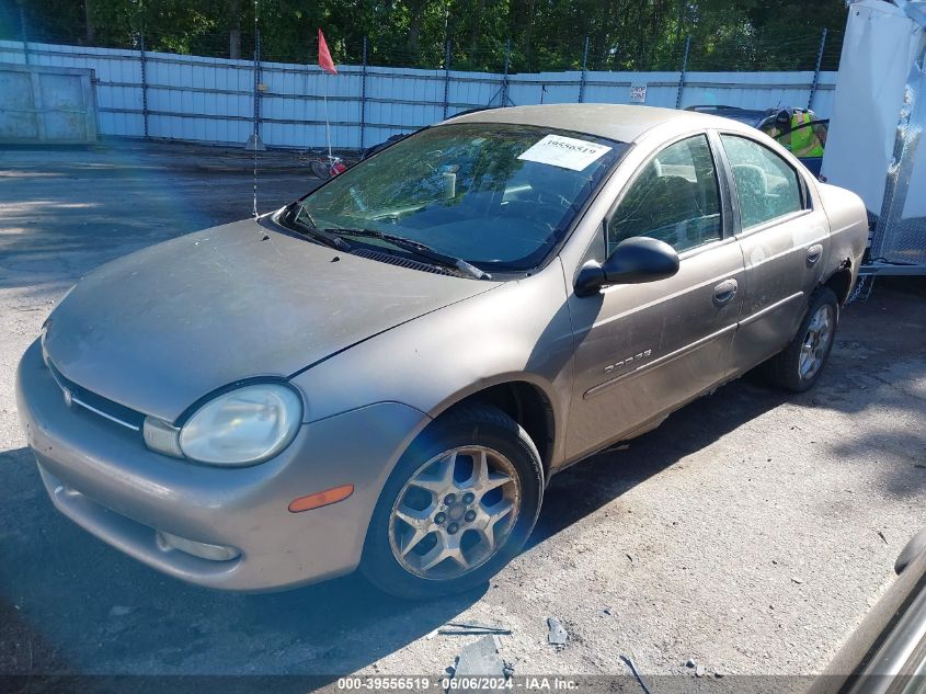 2000 Dodge Neon Es VIN: 1B3ES46C6YD702466 Lot: 39556519