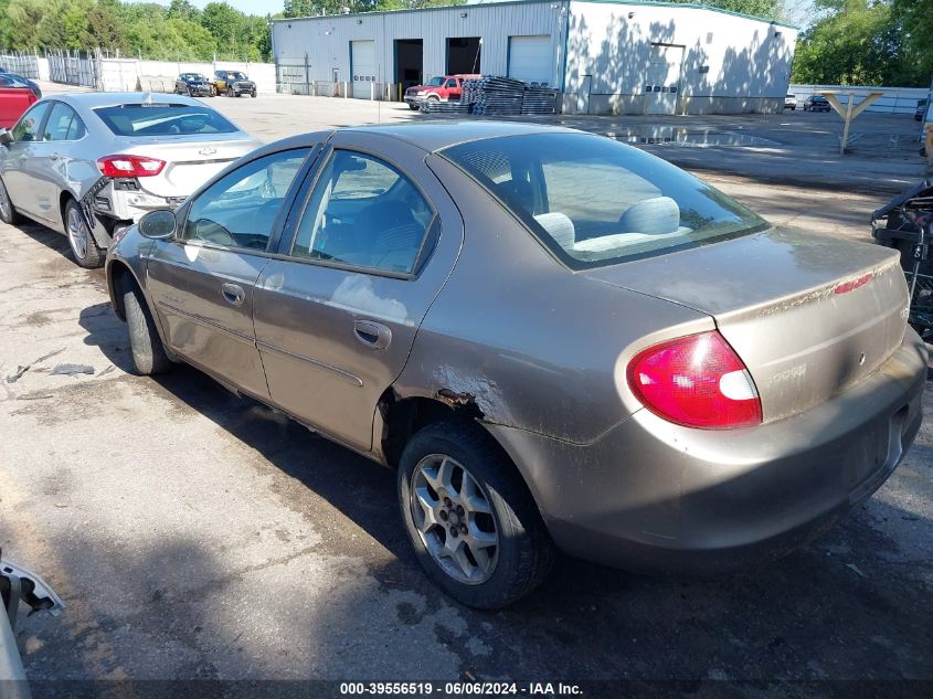 2000 Dodge Neon Es VIN: 1B3ES46C6YD702466 Lot: 39556519