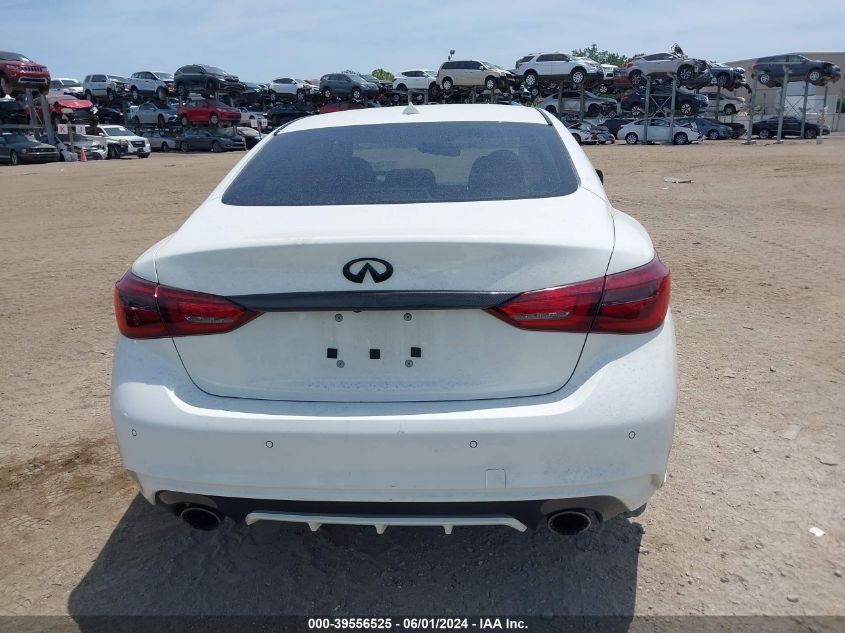 2018 Infiniti Q50 3.0T Red Sport 400 VIN: JN1FV7ARXJM480966 Lot: 39556525