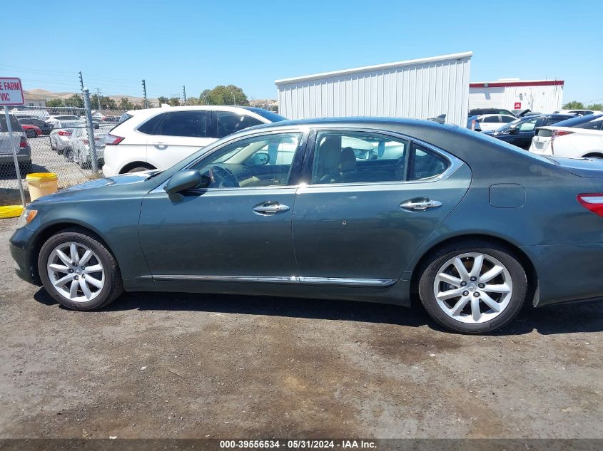 2007 Lexus Ls 460 VIN: JTHBL46F275047402 Lot: 39556534