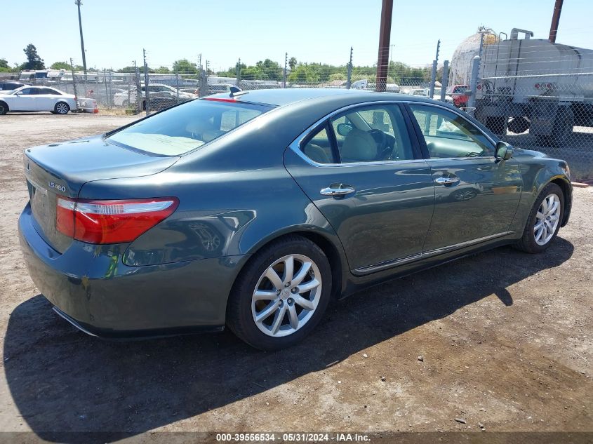 2007 Lexus Ls 460 VIN: JTHBL46F275047402 Lot: 39556534