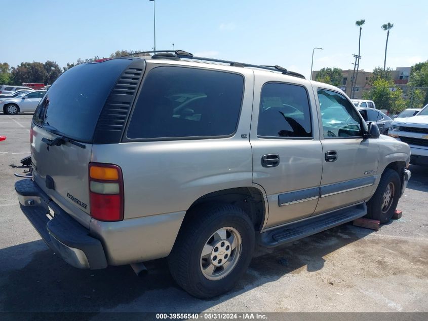 2002 Chevrolet Tahoe Ls VIN: 1GNEC13V42R152217 Lot: 39556540