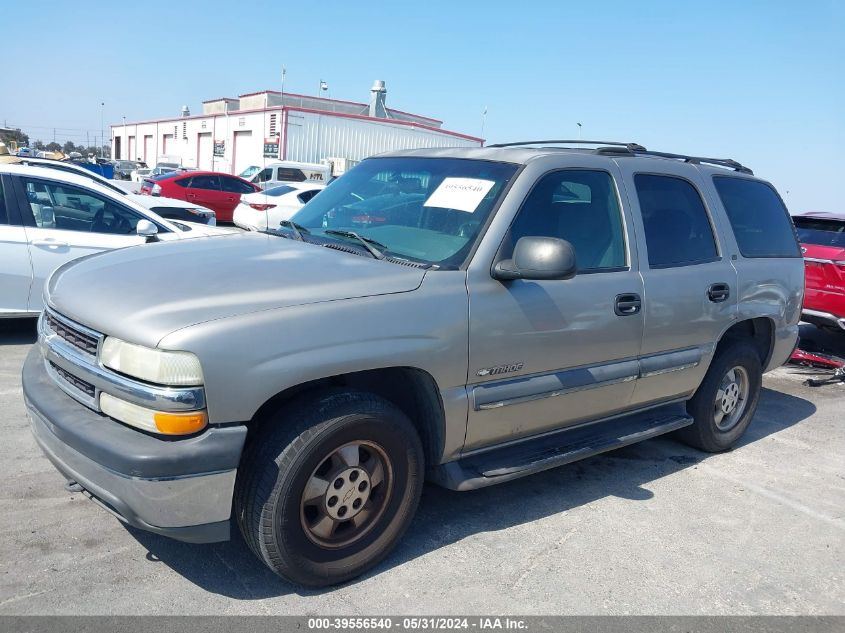 2002 Chevrolet Tahoe Ls VIN: 1GNEC13V42R152217 Lot: 39556540