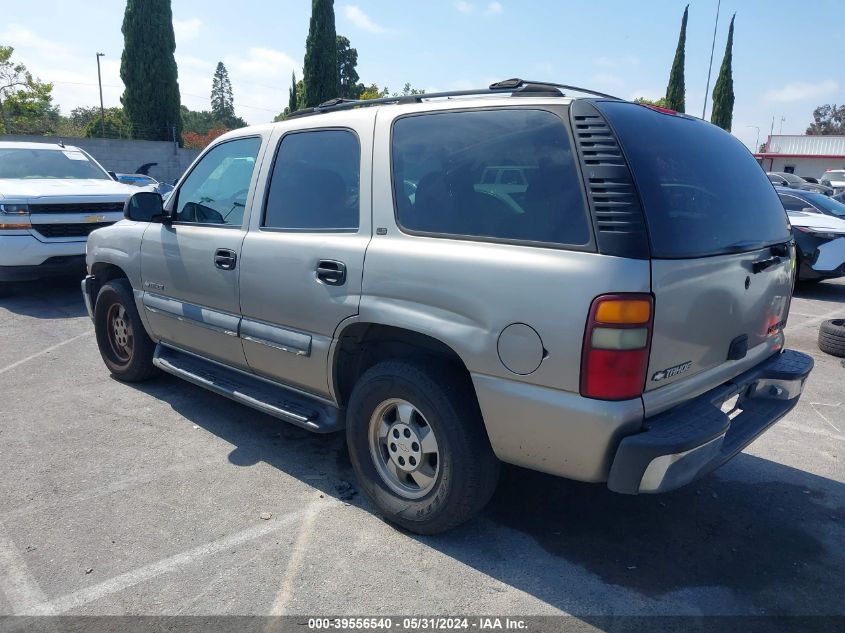 2002 Chevrolet Tahoe Ls VIN: 1GNEC13V42R152217 Lot: 39556540