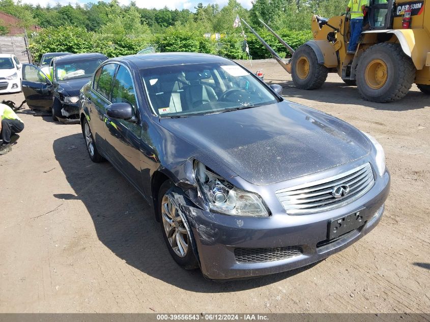 2008 Infiniti G35X VIN: JNKBV61F68M276654 Lot: 39556543