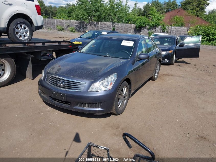 2008 Infiniti G35X VIN: JNKBV61F68M276654 Lot: 39556543