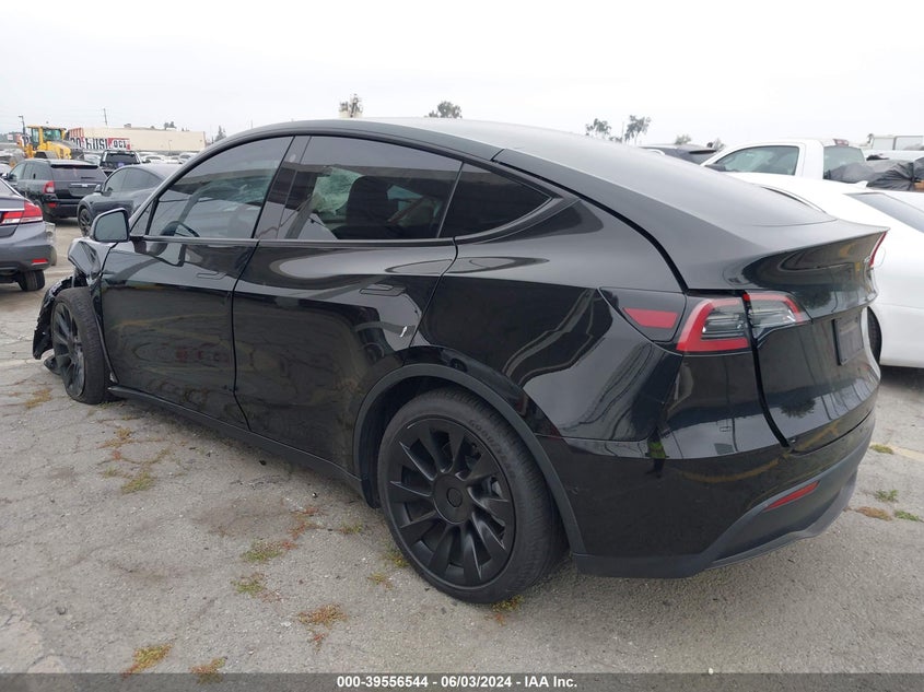VIN 7SAYGDEE5NF361908 2022 TESLA MODEL Y LONG RANGE DUAL MOTOR ALL-WHEEL DRIVE