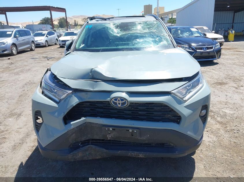 2021 Toyota Rav4 Xle Hybrid VIN: 4T3RWRFV4MU022341 Lot: 39556547