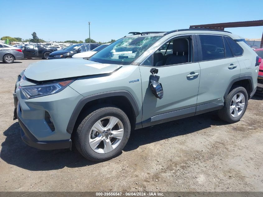 2021 Toyota Rav4 Xle Hybrid VIN: 4T3RWRFV4MU022341 Lot: 39556547