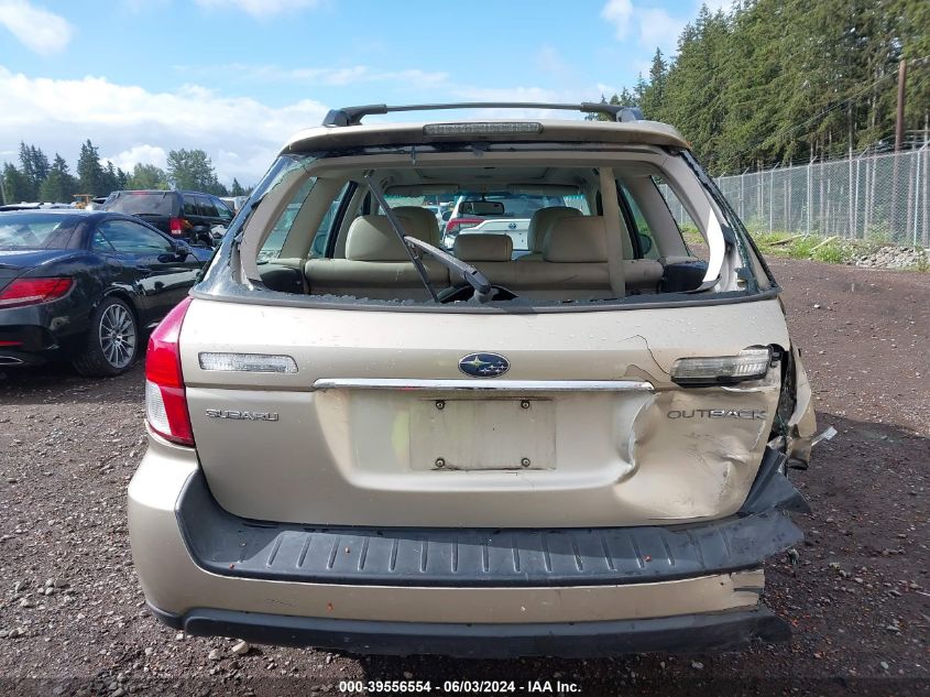 2008 Subaru Outback 2.5I Limited/2.5I Limited L.l. Bean Edition VIN: 4S4BP62CX87343007 Lot: 39556554