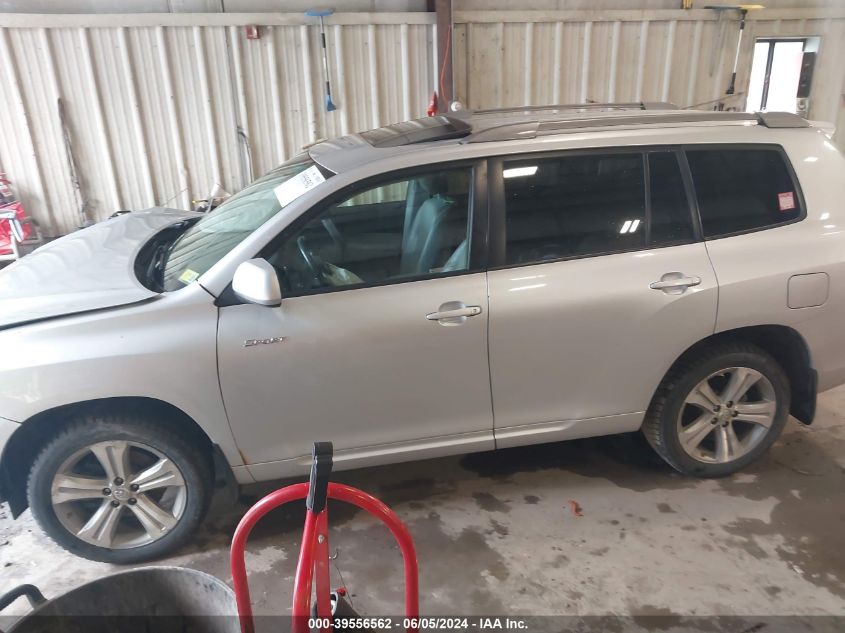 2008 Toyota Highlander Sport VIN: JTEES43A282019110 Lot: 39556562