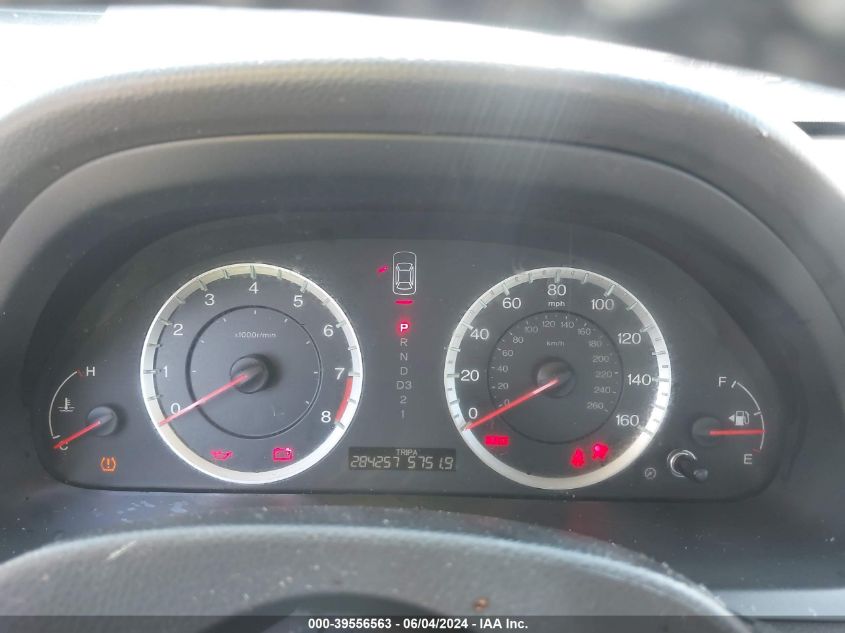 2010 Honda Accord 2.4 Ex-L VIN: 1HGCP2F80AA031991 Lot: 39556563