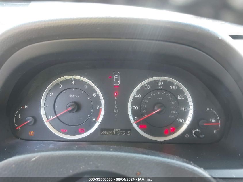 2010 Honda Accord 2.4 Ex-L VIN: 1HGCP2F80AA031991 Lot: 39556563