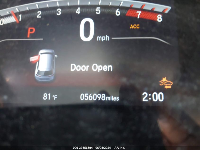 2019 Honda Cr-V Touring VIN: 5J6RW2H98KL005771 Lot: 39556594