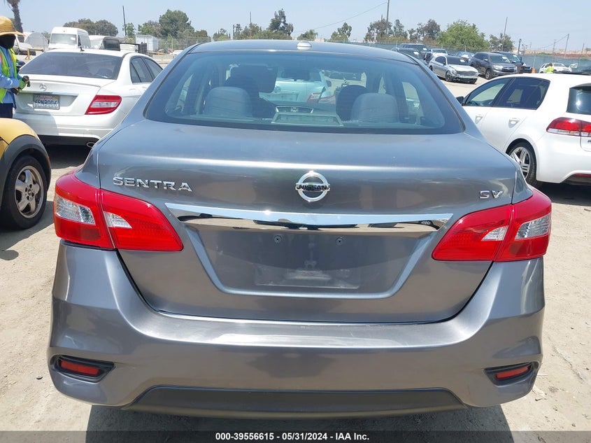 2017 Nissan Sentra Sv VIN: 3N1AB7AP3HY227920 Lot: 39556615