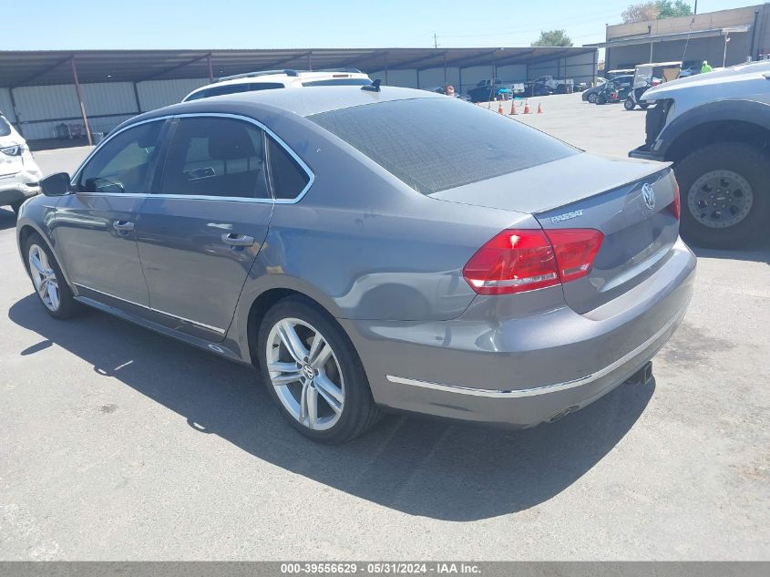 2014 Volkswagen Passat 2.0L Tdi Sel Premium VIN: 1VWCN7A39EC097797 Lot: 39556629